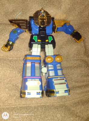 Figurine Power Rangers Zeo Deluxe Megazord DX - Bandai 1996 - Vintage Classique
