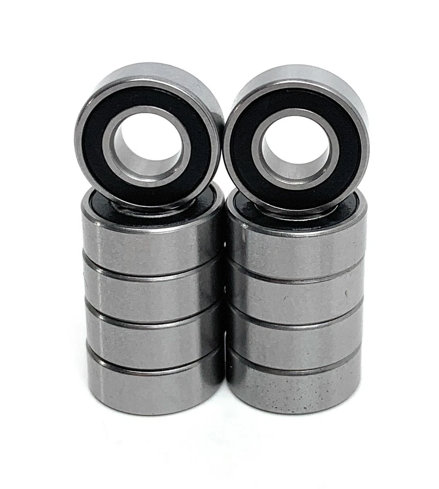 MAXRC - 10x15x4mm RC Bearings for Traxxas Arrma Axial Losi Redcat (10-pack) - Image 2 of 3
