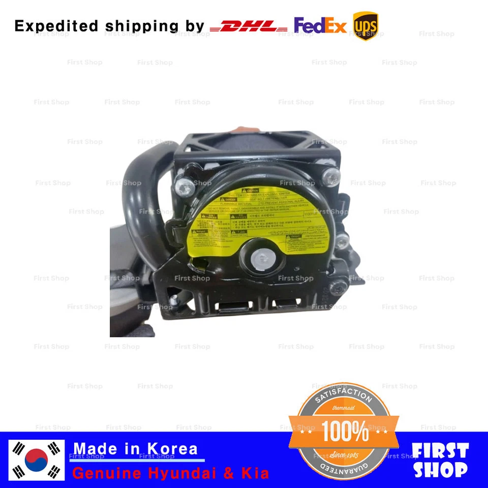 Cinturón de seguridad delantero genuino OEM LH y RH 88810 88820Q5000WK Kia Seltos 2020-2024 Foto 2 de 2