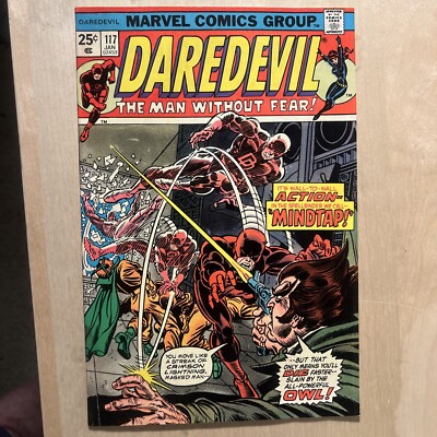 DAREDEVIL #117 ( 1975 Marvel ) 4.5 VG - Appearance The Owl
