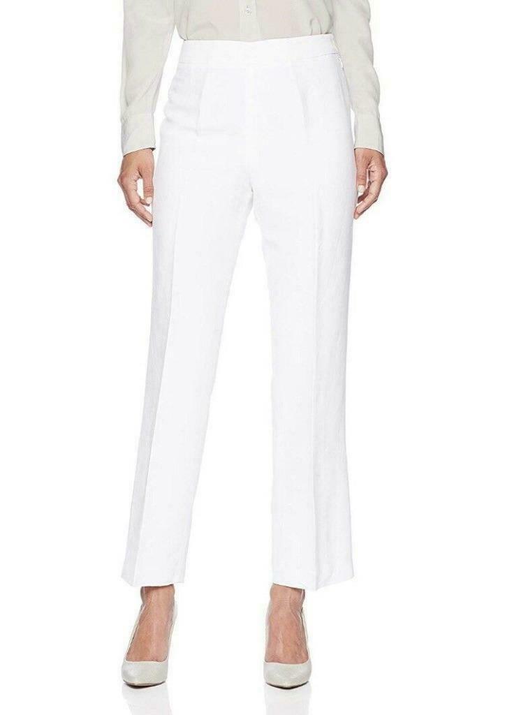Kasper Womens New $79 Suit Dress Casual White Pants Slacks 8 M Medium 32  x32 NWT | eBay