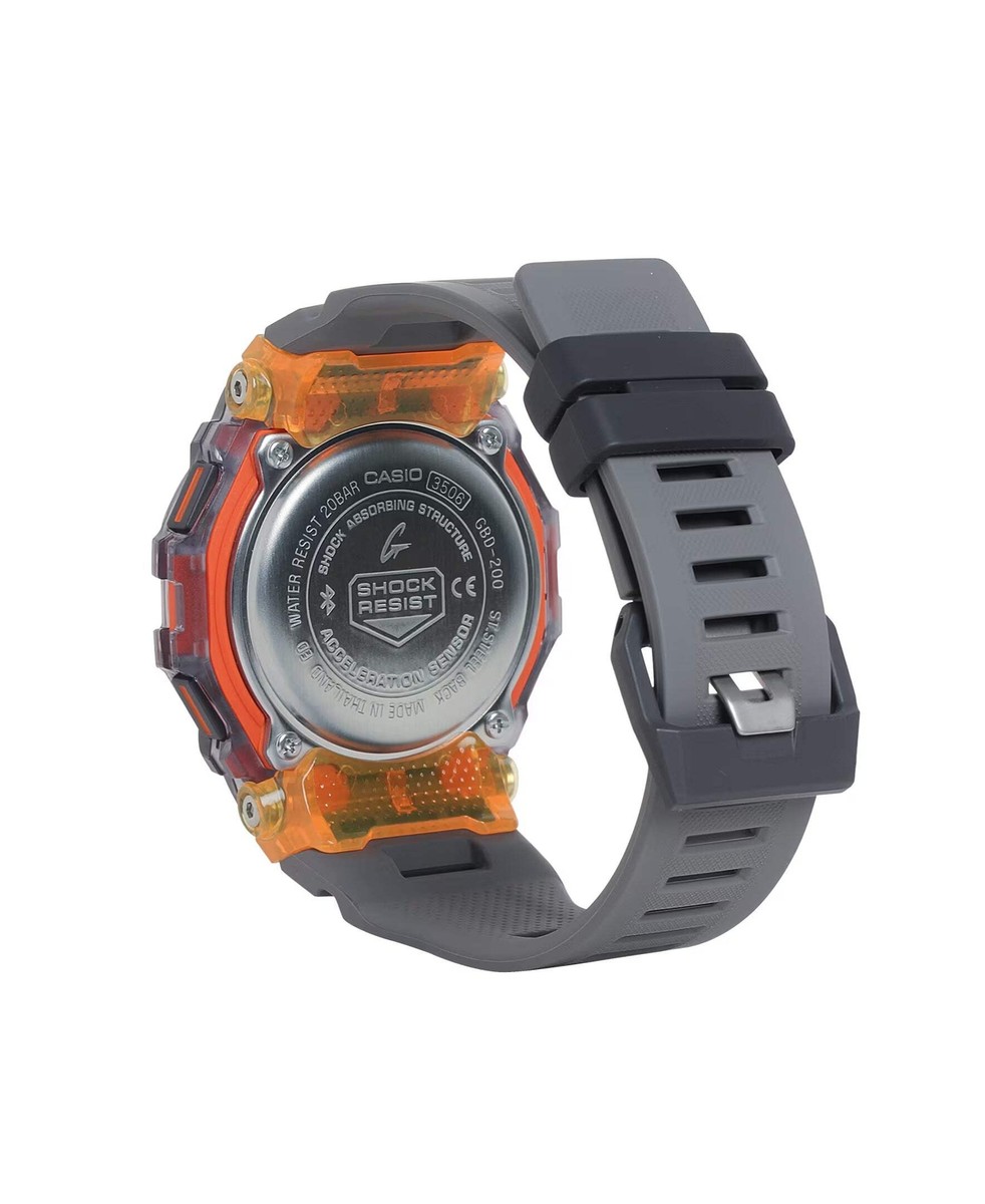 CASIO G-SHOCK 本体 GBD-200SM-1A5JF オレンジ CASIO G-SHOCK GBD-200SM-1A5 BLUETOOTH ORANGE / GRAY DIGITAL WATCH