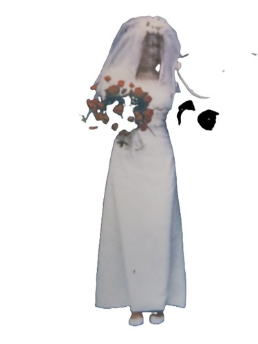 True Vintage Brautkleid 60er, Hochzeit-Fasching-Karneval, Gr, XS/S, mit Zubehör - Bild 21 von 24