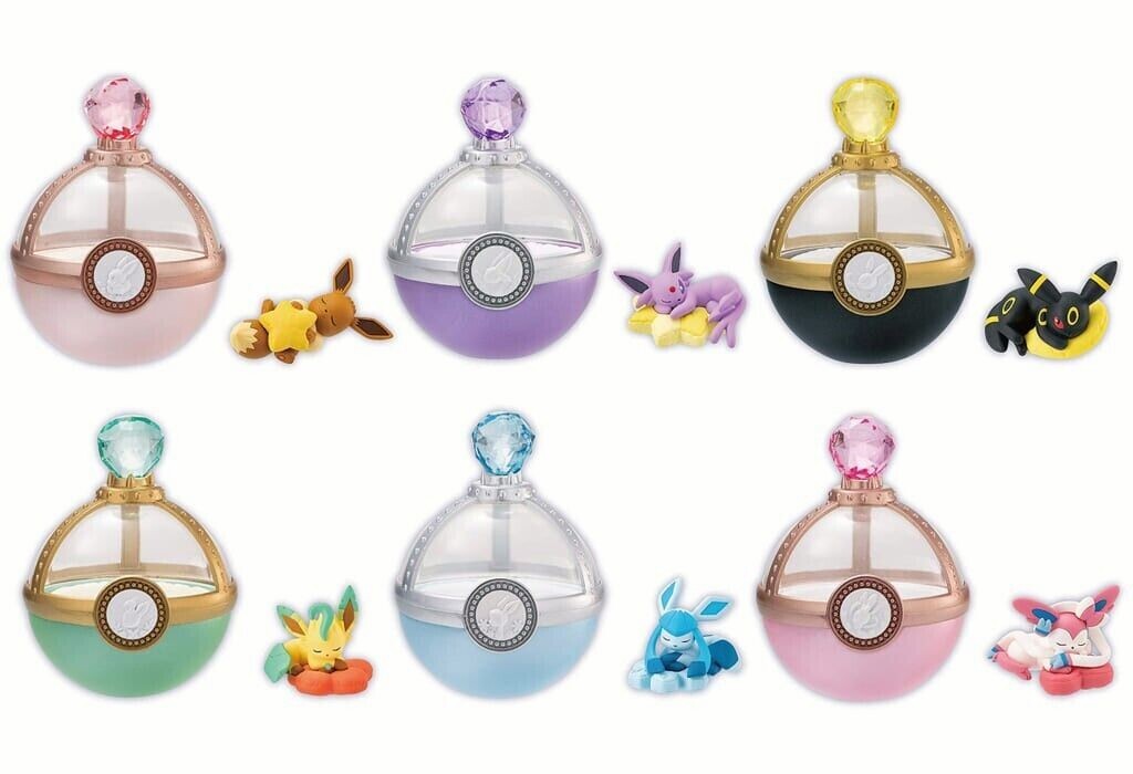 Re-Ment Pokemon Eevee Dreaming Case 2 Miniature Toy Figure Rement