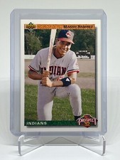 1992 Upper Deck Manny Ramirez #63 Top Prospect Rookie Card RC Cleveland Indians