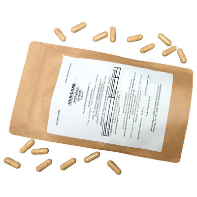 90 Stück  HERICIUM VITALPILZ EXTRAKT Kapseln / 2000mg TD Löwenmähne