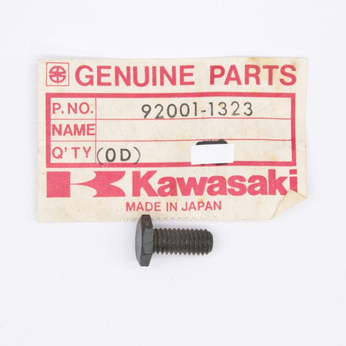 ゅに Kawasaki Screw Part Number - 92001-1323 | eBay