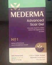 Mederma Advanced Scar Gel Cream Skin Care 0.7 oz (20g) Exp 2024 New - lot of 3
