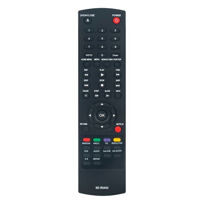 SE-R0402 Remote for Toshiba Blu-ray BDX2150KU BDK21KU BDX4200 BDX2250 BDX5200