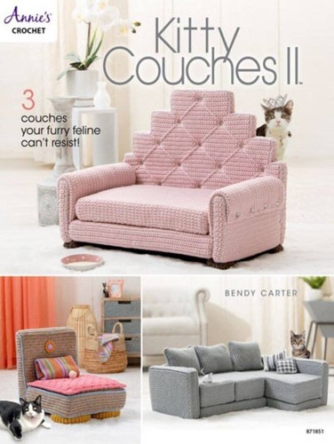 ANNIES CROCHET KITTY COUCHES II 3 FANTASTIC DESIGNS