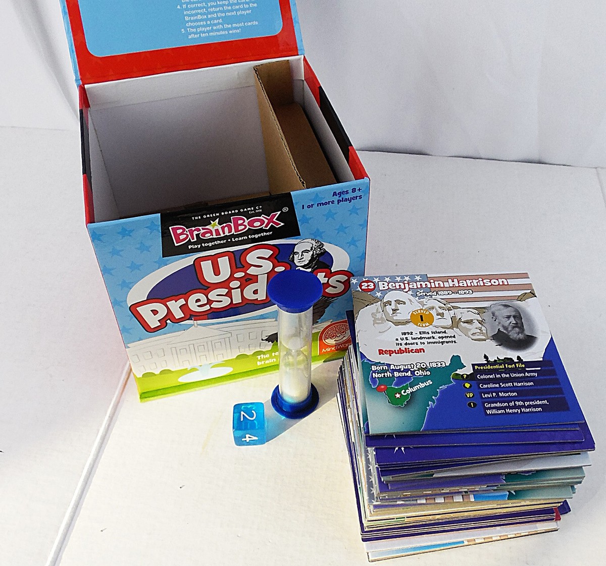MindWare BrainBox - U.S. Presidents Brain Challenge Game - ages 8+