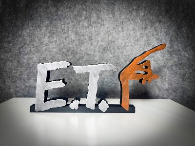 E.T. Actionfigur Nerd Geek Gift Collection Edition Film Rare Fan Art