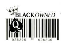 Black Owned Temporary Tattoo Waterproof 3 x 2 Queen of Spades Black Bull BBC QOS