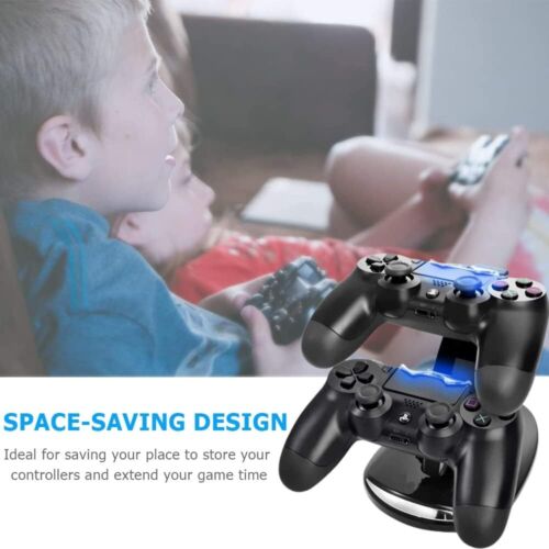 Dualshock 4 Dual USB Charging Charger Docking Station Stand for Sony Playstation - Picture 2 of 5