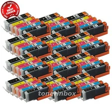 60pk PGI-250XL CLI251XL Ink Set For Canon Pixma MG5420 MG5520 MG6320 MX722 MX922
