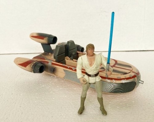 Star Wars Luke Skywalker Figur und Land Speeder (1995) - Bild 7 von 7