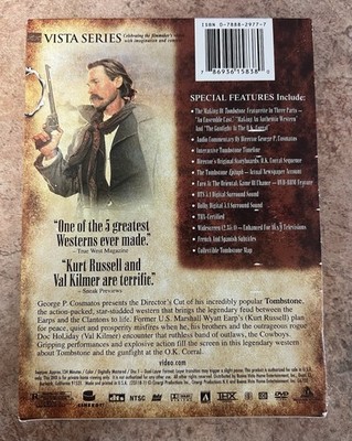 Tombstone Director's Cut 2-Disc DVD Box Set Complete w/Booklet And