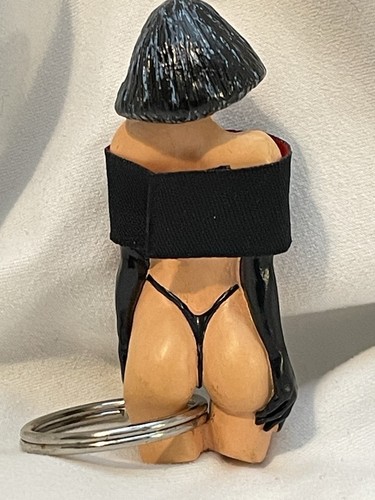 1999 Miniations Schlüsselanhänger ~ erotische halbakt weibliche Figur 3" ~ mit abnehmbarem Oberteil - Bild 4 von 11