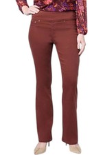 DG2 by Diane Gilman Women's Virtual Stretch Denim Bootcut Jean Cocoa