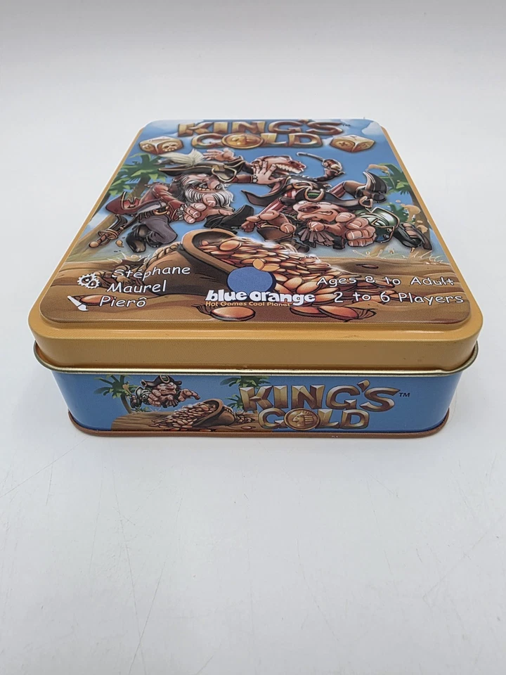 King's Gold Pirate Dice Game Blue Orange Complete - Image 4 of 4