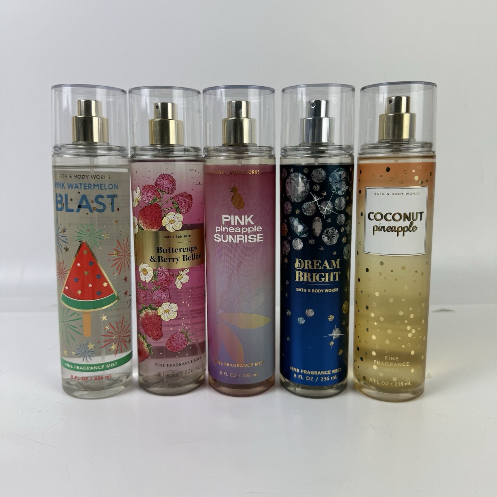8oz. Mixed Lot Of 5 Fragrance Various