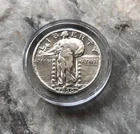1930 Silver Standing Liberty Quarter In AU Condition