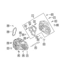 68119613AA Mopar Automatic Transmission Fluid Hose for Fiat 500X Jeep Compass