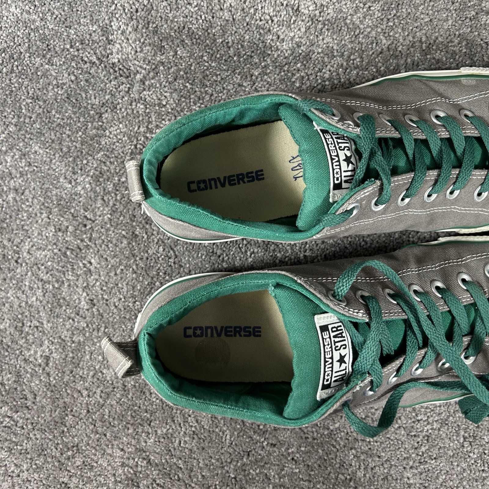 Converse Chick Taylor AS Dual Collar OX Low Men’s Size 12 Gray Green Skate Shoes thumbnail 9