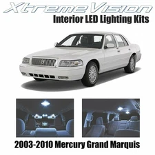 XtremeVision Interior LED for Mercury Grand Marquis 2003-2010 (8 PCS) Cool White