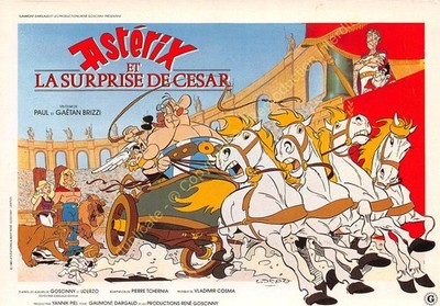 POSTCARD ILLUSTRATION ASTERIX LA SURPRISE DE CESAR Edt ALBERT RENE n42