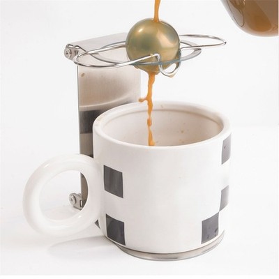 Wiederverwendbarer Kaffee Eiswürfel mit Halter zum Kühlen von Geträ