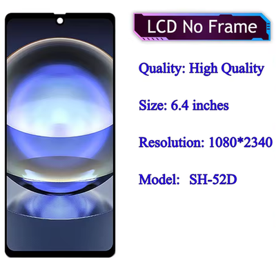 For Sharp Aquos R8S SH‑52D Original LTPO OLED Display LCD Screen