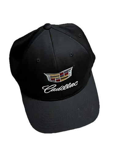 Cadillac Flexfit Baseball Cap Embroidered Logo Black