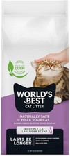 Multiple Cat Lavender Scented 32-Pounds - Natural Ingredients Quick Clumping