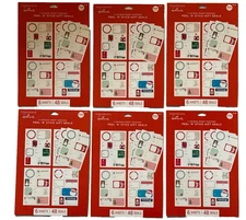 Hallmark Inspirations Peel N Stick Gift Tag Seals - 6 Packs