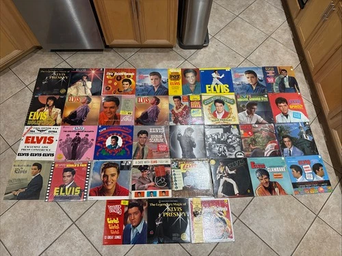 Elvis Vinyl Lot 35 Albums