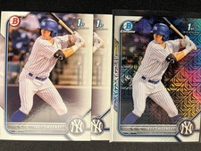 2022 Bowman 1st Rookie Lot - Trey Sweeney Mega Box Mojo - Lot x 3