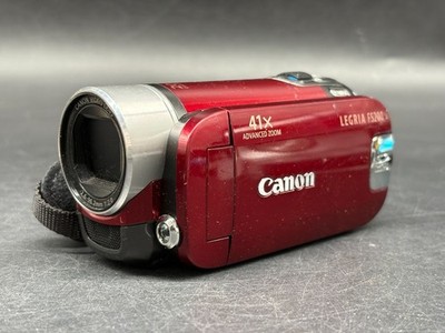 CANON Legria FS200 Camcorder Rot Kompakt 41x Advanced Zoom Vintage