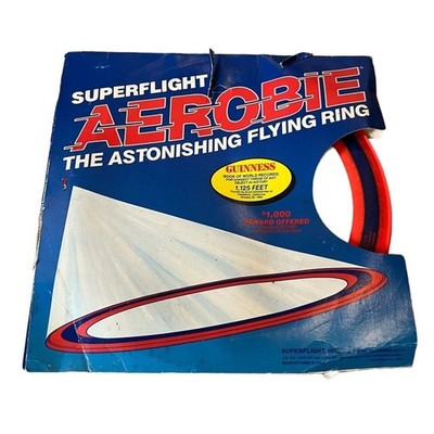 VTG RARE 1985 Original Superflight Aerobie in Box Astonishing Flying Ring 13''