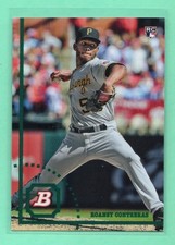 2022 Bowman Heritage Roansy Contreras #90 Rookie Card Pittsburgh Pirates. rookie card picture