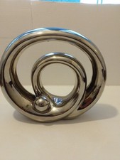 Vintage Chrome Ceramic Sculpture 11’H x 12’w