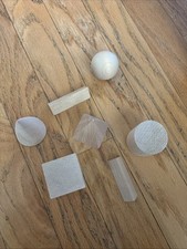 Geometric Solids Set 7 large pieces math manipulative resource Wood USA