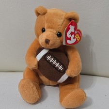 Ty Beanie Babies Blitz Bear with Football 2005