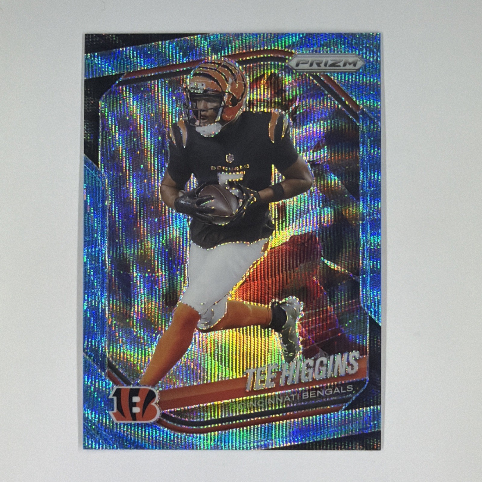 2025 Panini Prizm - Tee Higgins - Blue Wave /230 Cincinnati Bengals #13