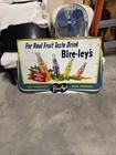 Vintage BIRELEY'S Embossed Soda Tin Sign Made By American Art Works ~ 4 Flavors — photo 1