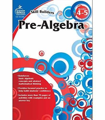 Pre-Algebra, Grades 4 - 5 (Skill Builders) - Paperback, by x - Very Good o