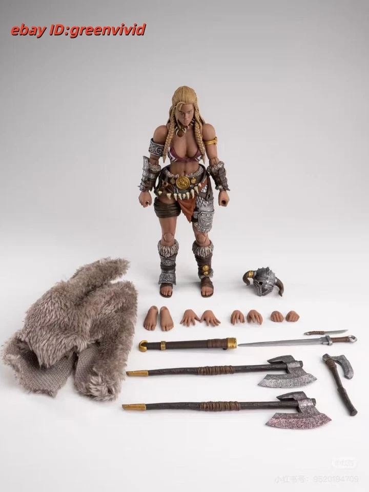 Figura de acción 1/12 Xesray Studio Fight for Glory Combatants exclusiva Gold Hildr Foto 2 de 4