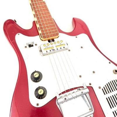 TEISCO TRG-1L Built-in Amp & Speaker Foil PU Vintage Rare Guitar