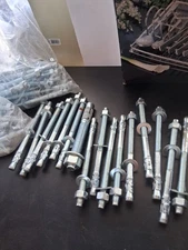 Concrete Wedge Anchor Hex Head Bolt Housing Screw 7" Long - Lot of 10 B4