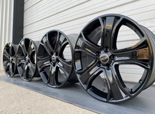20 Black Oem Original Factory Range Rover Sport Supercharged Style-6 Wheels Set 20 Black Oem Original Factory Range Rover Sport Supercharged Style-6 Wheels Set